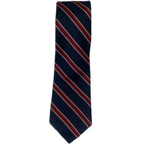 Sergio Nucci Red White and Blue Striped Tie